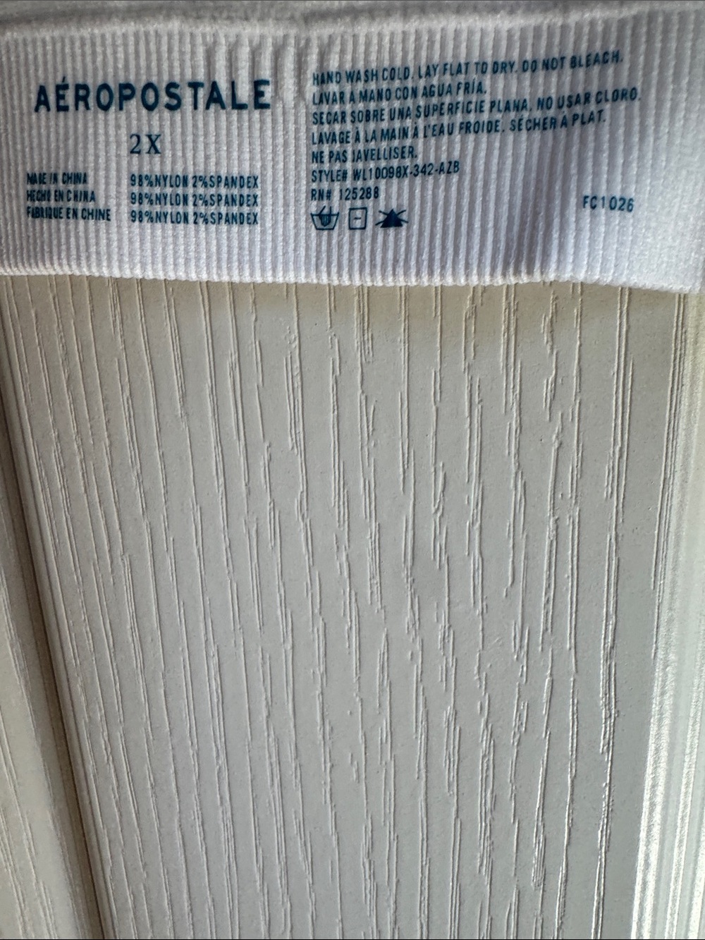 NWT AEROPOSTALE 2 PK CORNFLOWER BLUE & WHITE BRA SETS - Picture 5 of 5